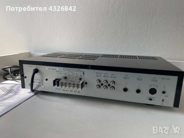 професионален усилвател Toa a2060, снимка 3 - Ресийвъри, усилватели, смесителни пултове - 53871050