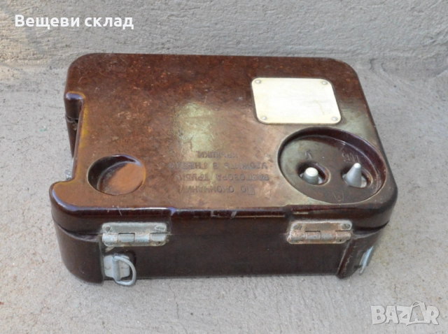Военен съветски полеви телефонен апарат ТА-57 телефон ТАП, снимка 4 - Антикварни и старинни предмети - 32155879