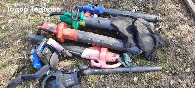 Духалка за листа 7 броя бензинова електрическа, снимка 3 - Градинска техника - 53693764