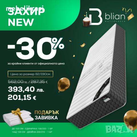 Двулицев матрак Фрозон, снимка 8 - Матраци - 46051859