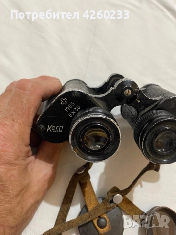 Бинокъл Kern Aarau Armee, снимка 6 - Антикварни и старинни предмети - 51457873