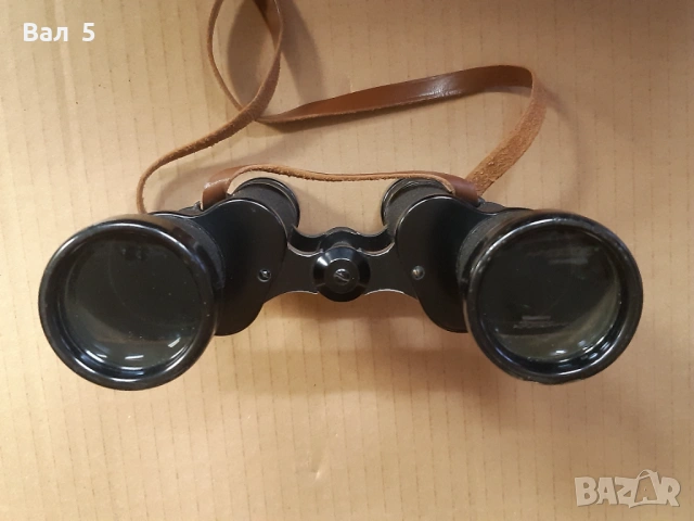 Стар рядък качествен  бинокъл PZO - 11 х 40, снимка 4 - Антикварни и старинни предмети - 54132449