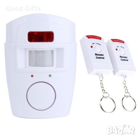 Безжична аларма със сензор за движение с две дистанционни, снимка 2 - Друга електроника - 46292510