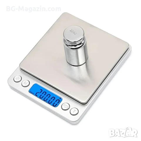 Професионална бижутерска електронна везна 0.01 дигитална кантар кухненска кафе злато бижута храна, снимка 7 - Везни - 50929893