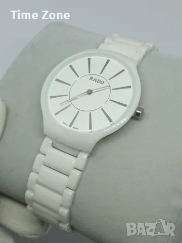 Rado True Thinline 39mm White Ceramic White Dial Дамски от Недраскаема Керамика, снимка 4 - Дамски - 47991966