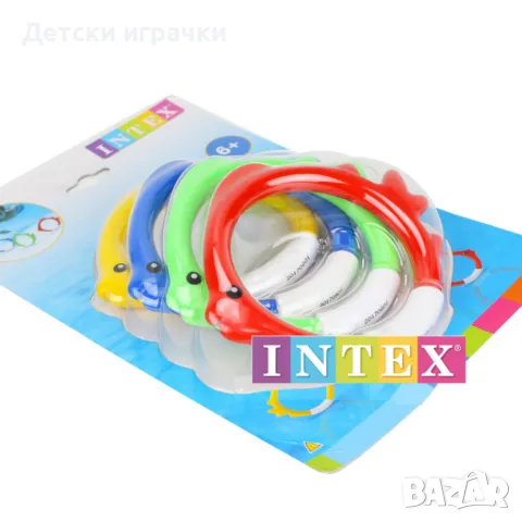Подводни кръгове рибка Intex, 3 броя комплект, за плуване , снимка 3 - Други - 50064934