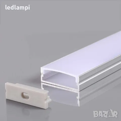 Алуминиев Профил За LED Лента 2000х30x10mm Широк