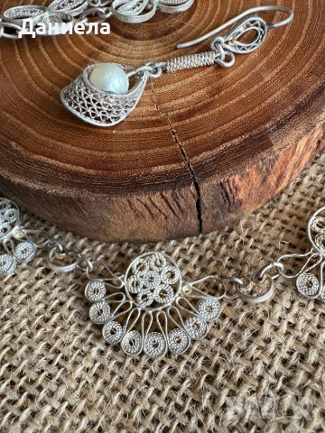 Античен комплект бижута, снимка 3 - Бижутерийни комплекти - 53303791