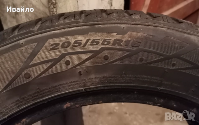 Продавам 2 броя зимни гуми 205.55.16 на 1 сезон дот 2021 Nexen , снимка 3 - Гуми и джанти - 53195930