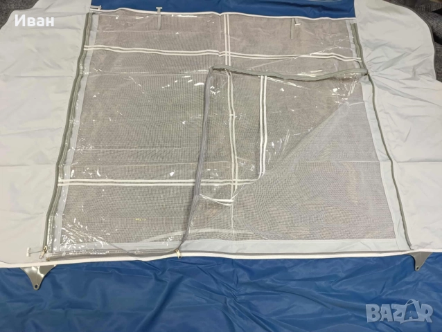 Форселт за каравана Pyramid Tuscany + анекс +вътрешна палатка. Размер 900см(885-910)см земя-земя, снимка 15 - Палатки - 51824299