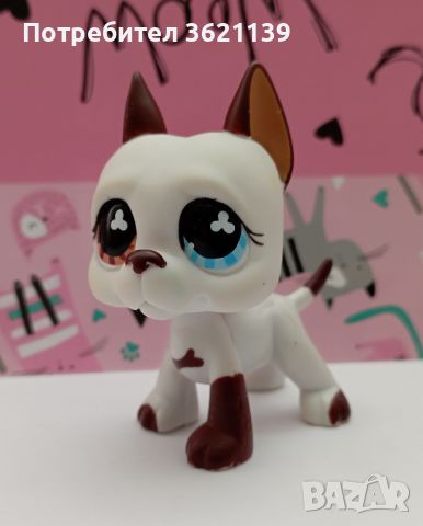 Оригинална Littlest pet shop lps фигурка, играчка, куче, снимка 1 - Фигурки - 46100997