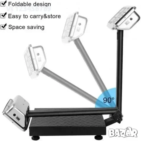 Платформен кантар - 100кг / 150 кг / 300 кг/350 К, снимка 3 - Везни - 50789313