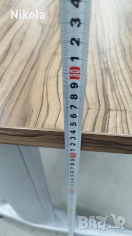 Бюро с метални крака - офис маса 160/66/74см, снимка 9 - Работни маси и бюра - 52108777