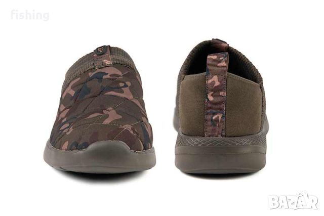 Пантофи за къмпинг Fox Camo/Khaki Bivvy Slippers, снимка 4 - Екипировка - 46041955