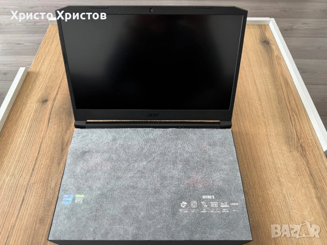Acer Nitro 5 – i7-11800H / RTX 3050Ti / 32GB RAM / 512GB SSD, снимка 2 - Лаптопи за игри - 53836206
