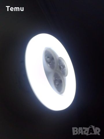 Трицветна пръстеновидна лампа за таван, 85 процент енергоспестяваща, снимка 4 - Лампи за таван - 46434215