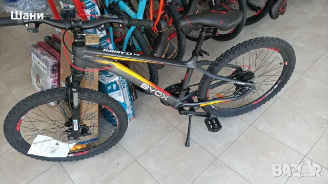 Детски алуминиев велосипед 24” Byox Clasher – Shimano скорости, дискови спирачки!, снимка 6 - Детски велосипеди, триколки и коли - 50241597