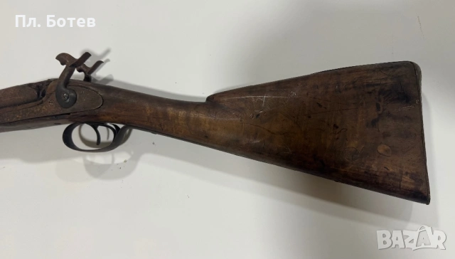 Стара двуцевна капсулна пушка, снимка 6 - Антикварни и старинни предмети - 54140081