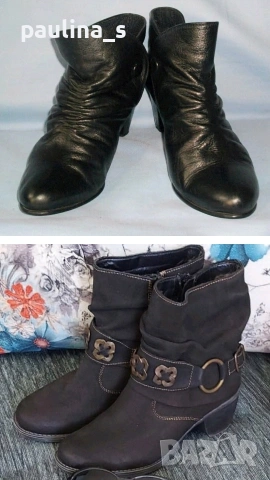 Дамски маркови боти "Remonte Dorndorf" и "Fiorenza" / естествена кожа и набук 