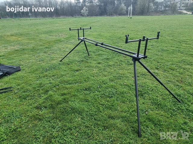 Шаранджийска стойка Delphin RPX-4 + 2 комплекта крака, снимка 5 - Такъми - 54010041