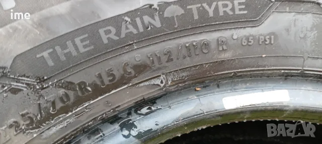 2бр летни бусови гуми 225/70R15C. Uniroyal RainMax3. 8PR 112/110R. DOT 0521. 4.5 мм дълбочина... , снимка 5 - Гуми и джанти - 49898024