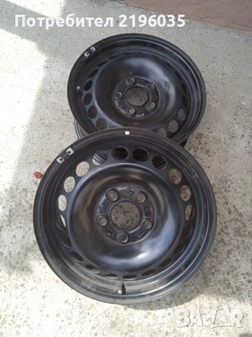Железни джанти 4 броя за Мерцедес А класа 15 ки като нови са., снимка 2 - Гуми и джанти - 52307766