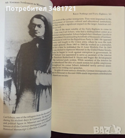 История на немските заселници в Мисури / German Settlement in Missouri, снимка 4 - Енциклопедии, справочници - 53749198