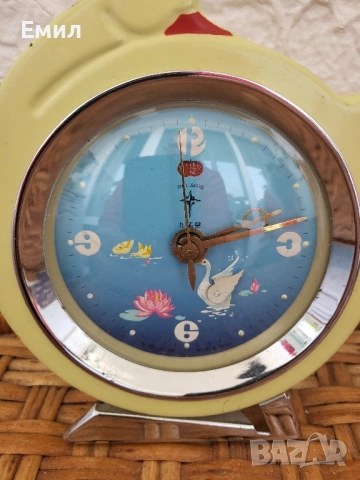 Колекционерски анимиран будилник Лебед , снимка 2 - Колекции - 52430391