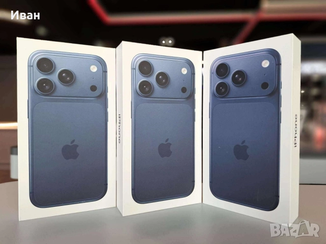 256!ЛИЗИНГ*113лв/м iPhone 17 Pro max *DEEP BLUE айфон 17 про