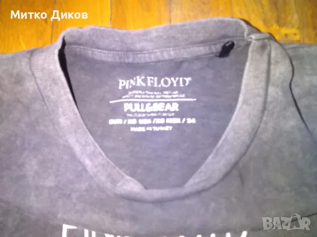 Pink Floyd Pull and Bear маркова рокаджийска тениска размер М, снимка 4 - Тениски - 49442221