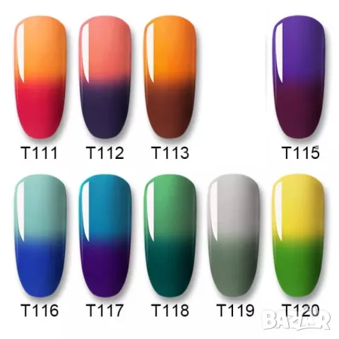  10мл ROSALIND Термо гел лак , снимка 3 - Продукти за маникюр - 28441937