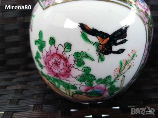 Винтидж китайски буркан за чай, снимка 2 - Антикварни и старинни предмети - 54151943