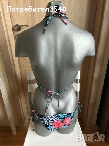 Дамски шарен бански от две части, снимка 4 - Бански костюми - 53577272