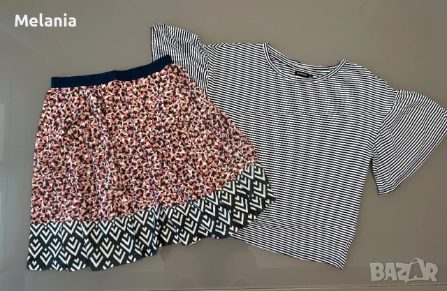 Поли с подарък блузка - Diesel, Benetton, Esprit, Gap и др., размер S, снимка 6 - Поли - 50963986