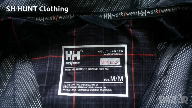 HELLY HANSEN Helly Tech Work Waterproof Jacket размер M работно яке водонепромокаемо W4-535, снимка 14 - Якета - 51968584