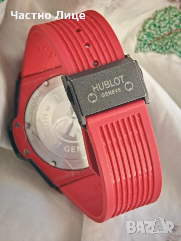 Рядък Модел Ръчен Мъжки Часовник HUBLOT Red Magic 50 mm, снимка 4 - Мъжки - 53695349