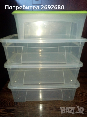 Нови комплекти прозрачни кутии за съхранение/цени в описанието , снимка 8 - Кутии за съхранение - 46415247