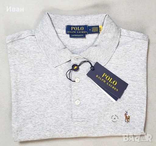 Нова оригинална фланелка Polo Ralph Lauren custom slim fit - размер XL, L, M - 100% памук, снимка 8 - Тениски - 54072405