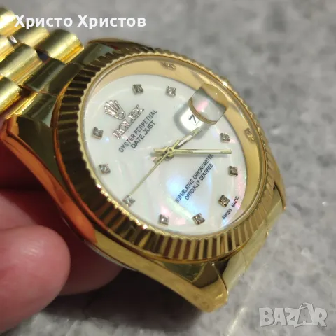 Дамски часовник Rolex Oyster Perpetual Datejust Gold , снимка 2 - Дамски - 46976444