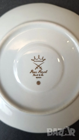Порцеланова чаша за кафе и подложна чинийка - Paris Royal, снимка 5 - Чаши - 53995329