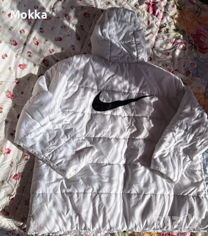 Снежно бяло яке Nike 2 XL, снимка 14 - Якета - 52056644