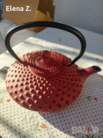 Красив чугунен чайник японски стил - чисто нов, снимка 5 - Други - 52798734