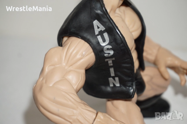 Рядка Колекционерска Фигура На Stone Cold Steeve Austin от 1998г Jakks Pacific, снимка 6 - Колекции - 51854946
