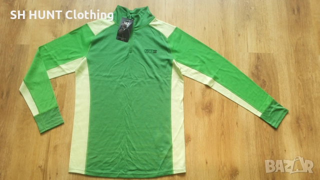 WENAAS KIWI 20 Gents Polo Zip 48% Merino Wool размер М / L термо блуза - 2317
