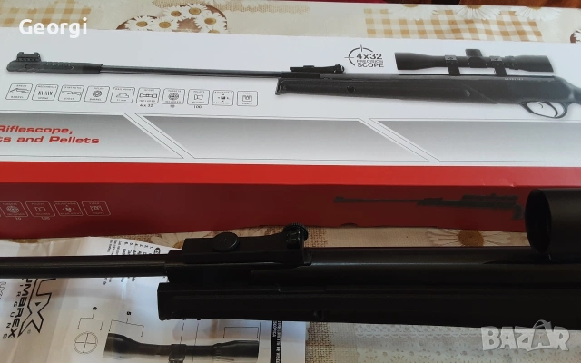 Нова германска въздушна пушка Умарекс 5.5мм., снимка 7 - Въздушно оръжие - 54291180