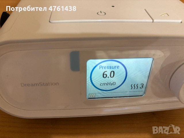 Дихателен апарат за сънна апнея с овлажнител, снимка 3 - Медицинска апаратура - 53787623