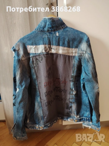 Дънково яке ZARA, снимка 2 - Якета - 53570050