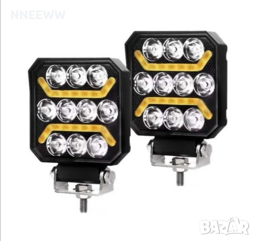 Диоден Халоген LED бяла и жълта светлина габарит 12/24V 1брой 