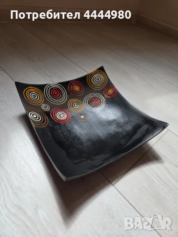 Тайландска, бамбукова чиния, ръчна изработка