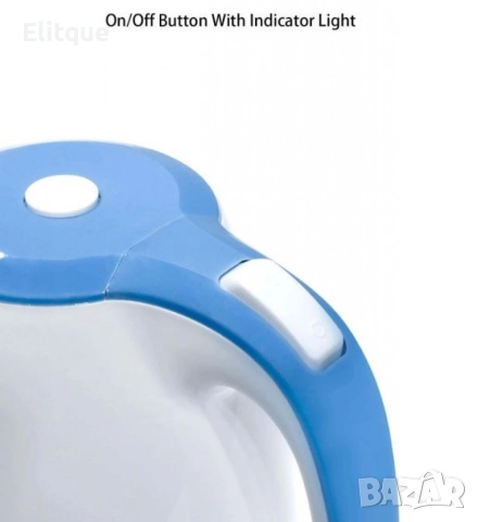 Електрическа Кана – Пластмасов Корпус, 1L, 1200W, Безжична, LED Индикатор, снимка 3 - Кани - 52842372